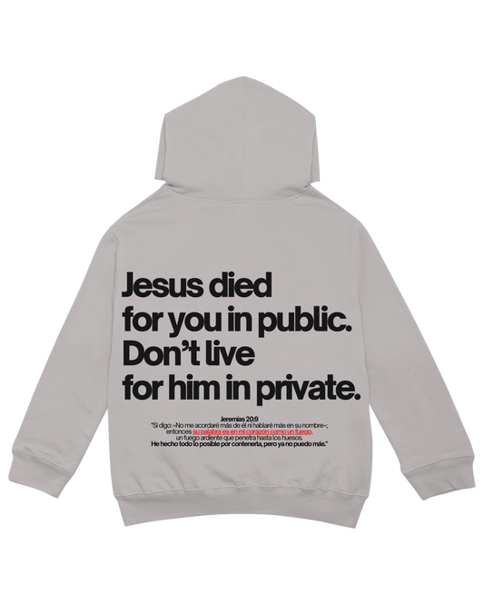 Hoodie – Jesus died 4U (Entrega Inmediata)