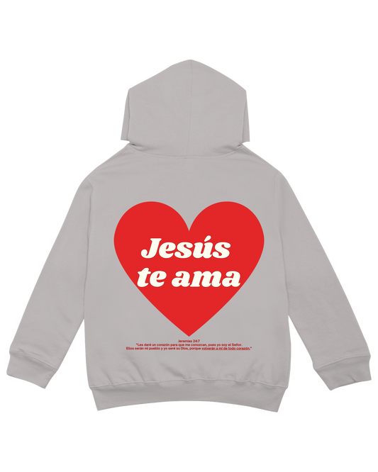 Hoodie Oversize - SPOILER (Jesús te ama - Entrega Inmediata)