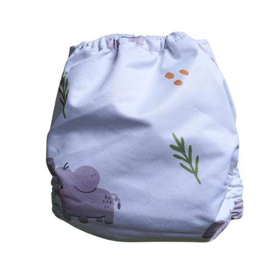 Elefantes - Pañal de Tela