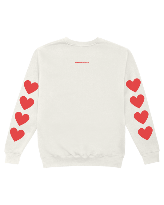 Crewneck Jesús te ama (Manga corazón - Entrega Inmediata)