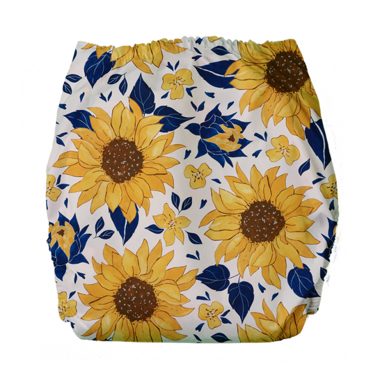 Girasoles - Pañal de Tela