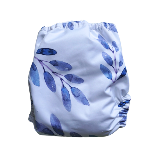 Floral lila - Pañal de Tela