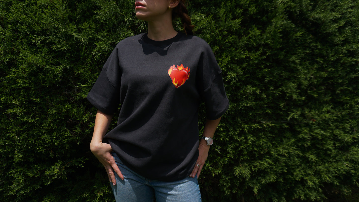 Camiseta Oversize - Jesus died 4U (Entrega Inmediata)