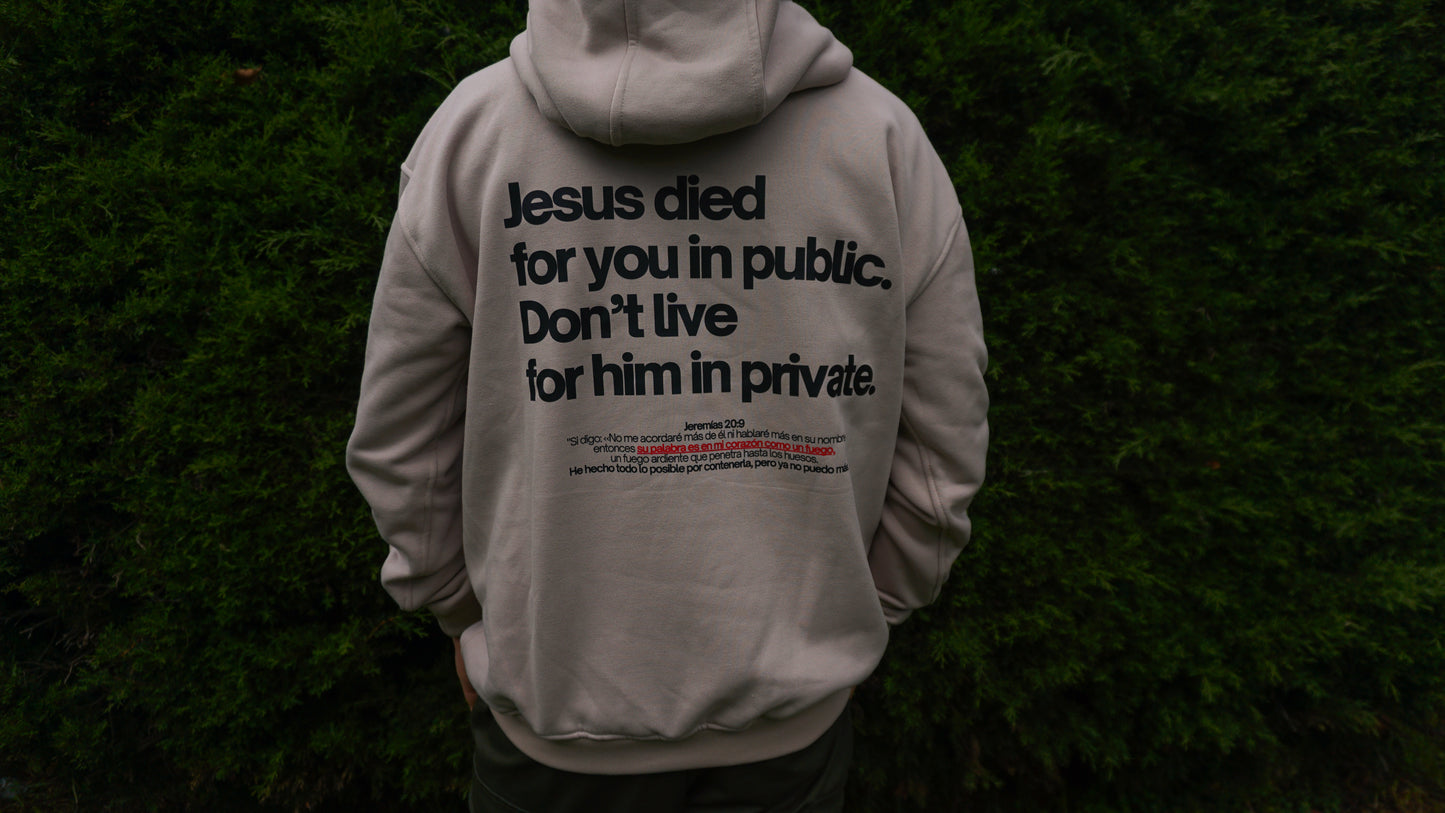 Hoodie – Jesus died 4U (Entrega Inmediata)